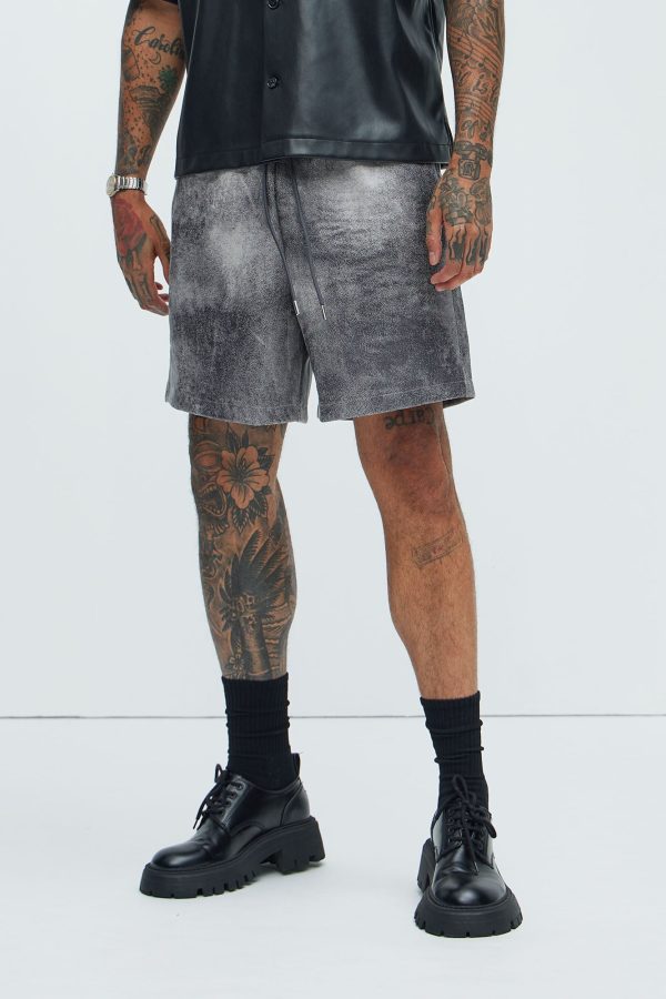 Scorched Relaxed Shorts - Grey