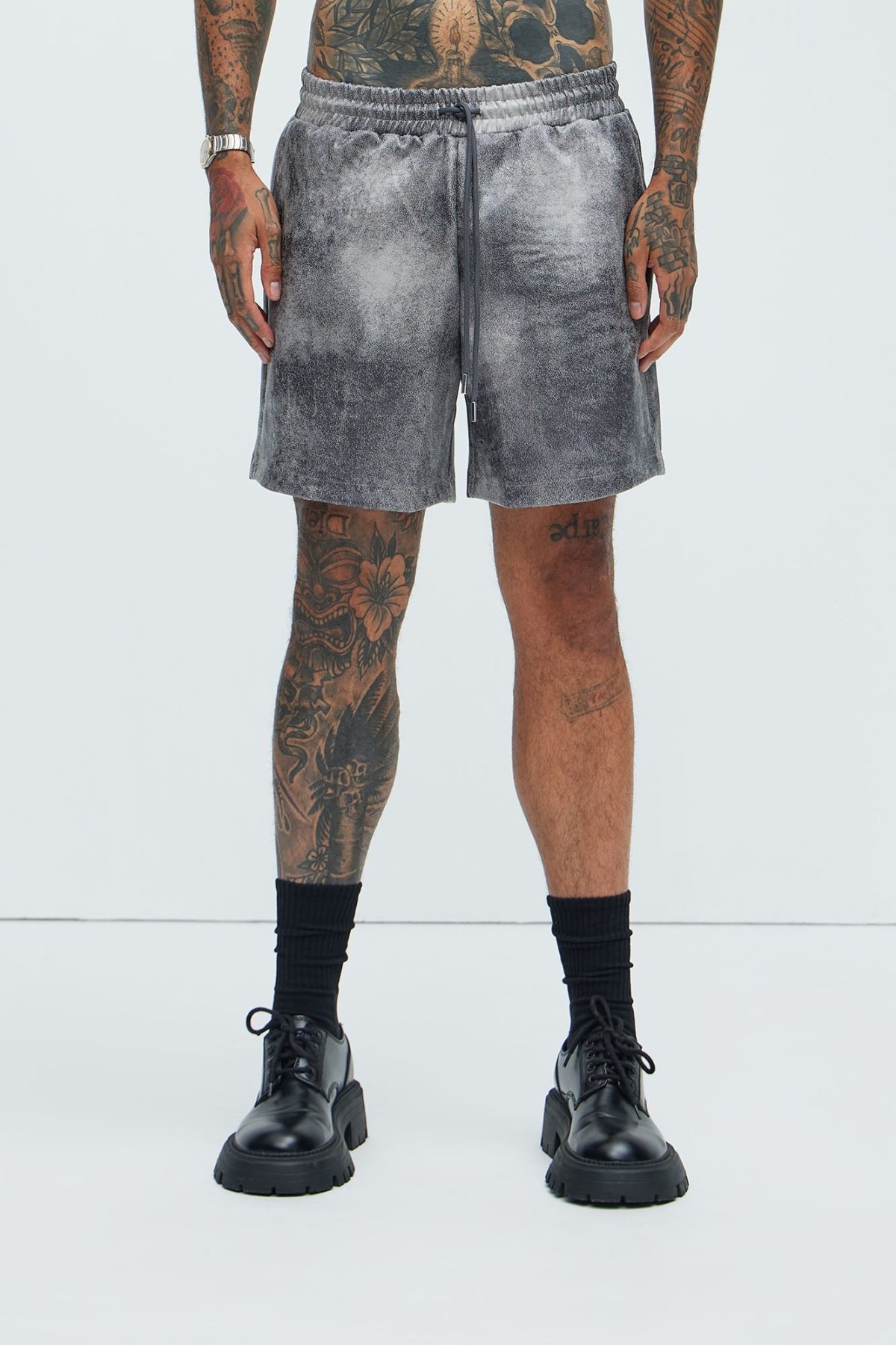 Scorched Relaxed Shorts - Grey