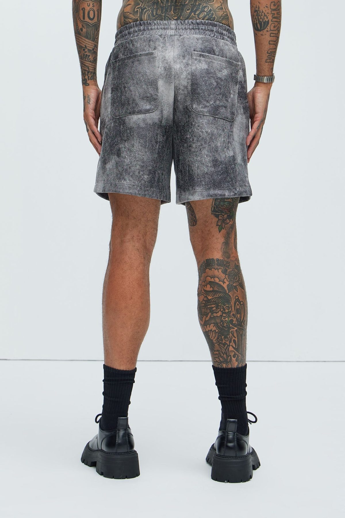 Scorched Relaxed Shorts - Grey