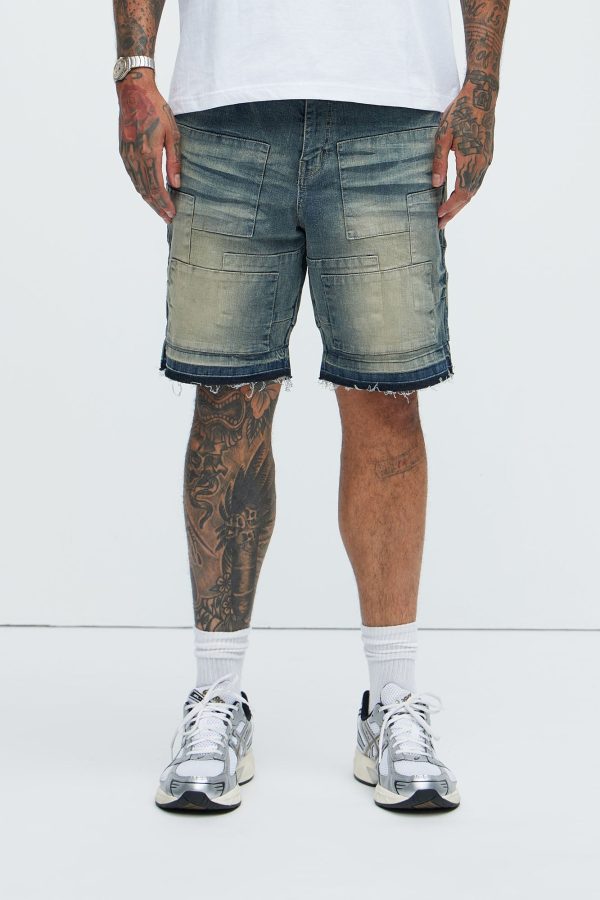 Mosley Relaxed Shorts - Medium Wash