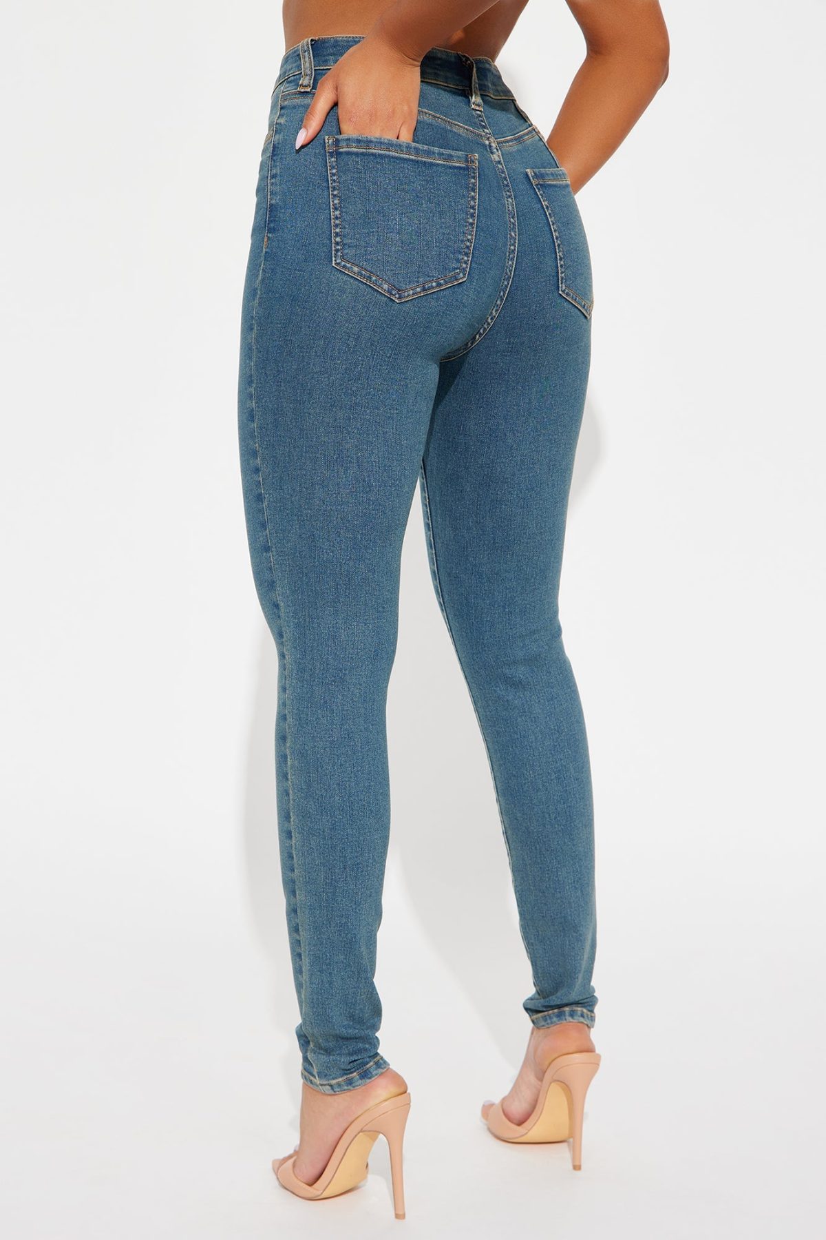 If You Wanna Stretch Skinny Jeans - Medium Wash