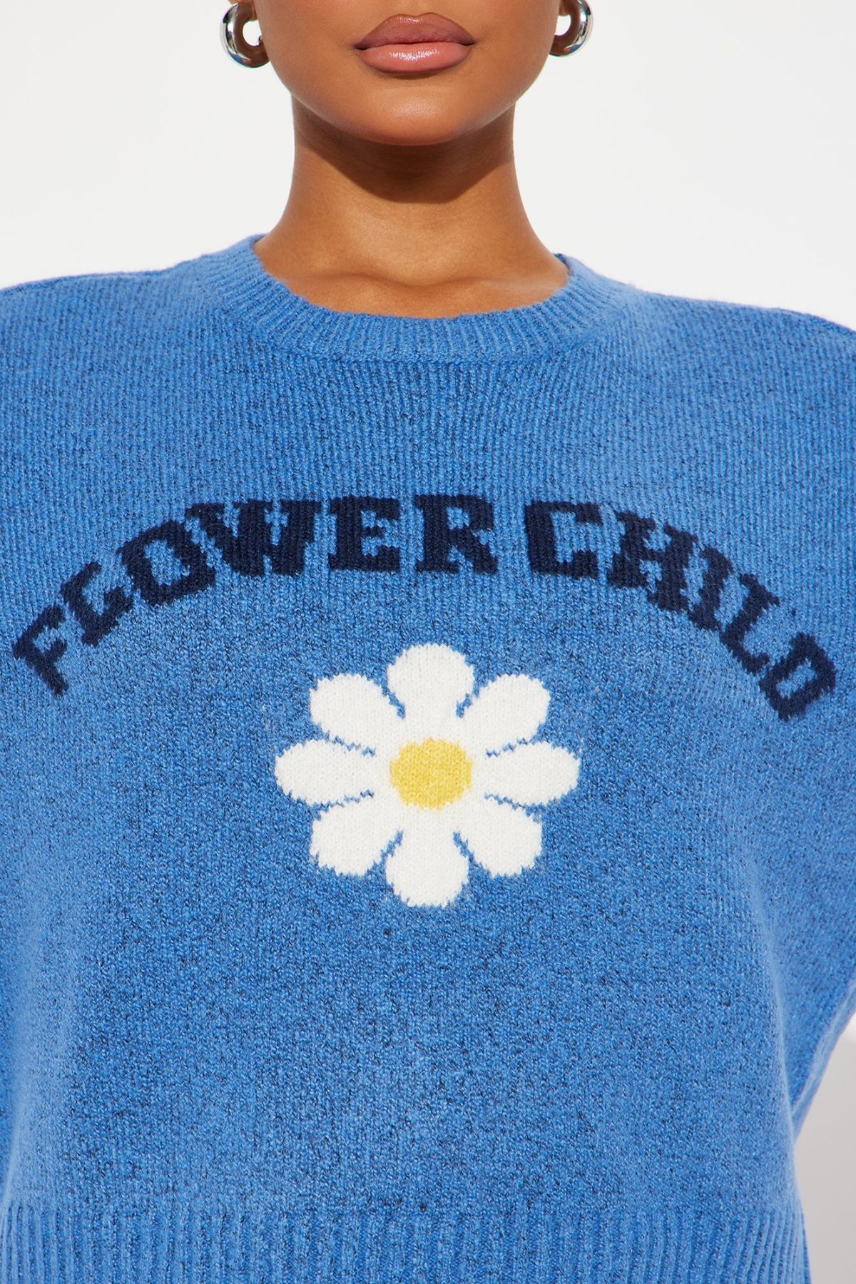 Flower Child Sweater - Blue/combo