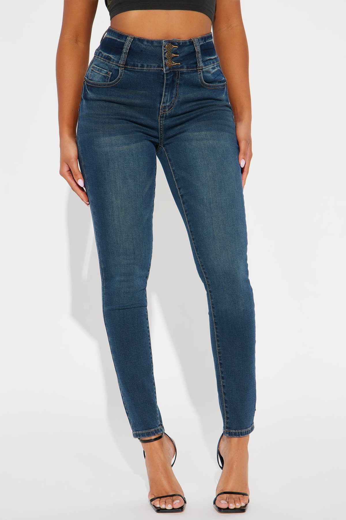 Got Something To Say Stretch Sculpting Skinny Jeans - Dark Wash