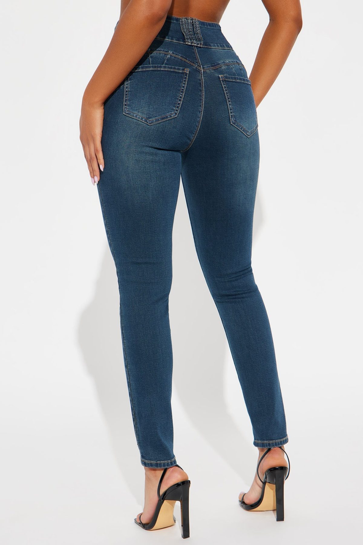 Got Something To Say Stretch Sculpting Skinny Jeans - Dark Wash