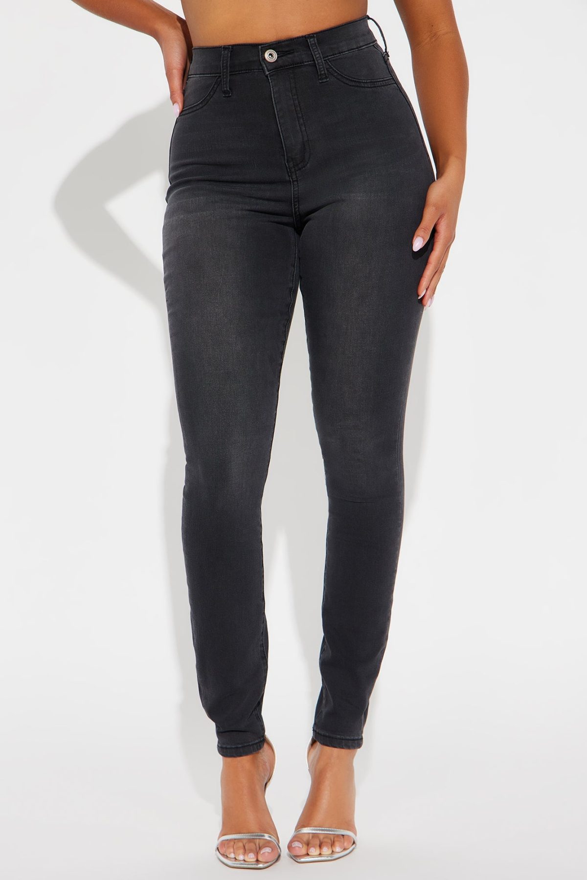 Play Fair Stretch Shaping Skinny Jeans - Black Wash