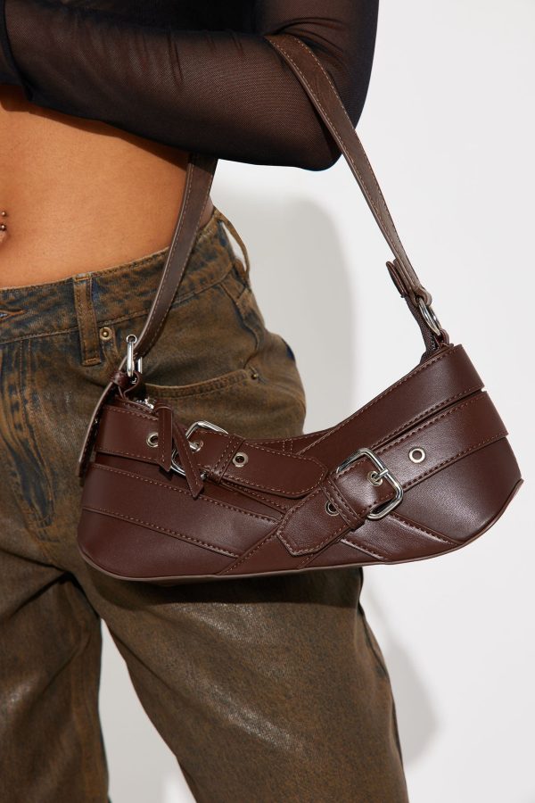 Not Your Average Girl Handbag - Brown