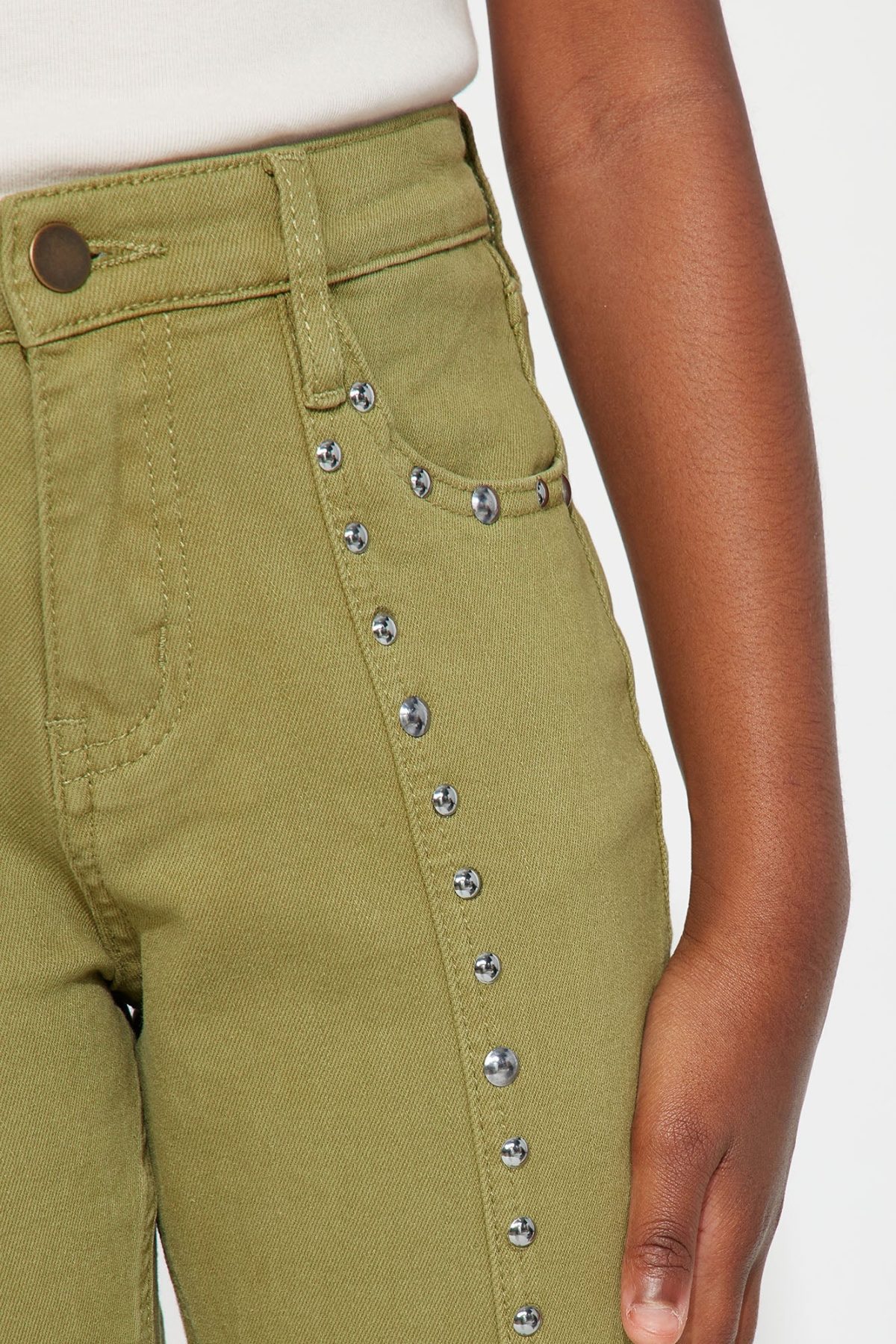 Mini Lovesick Flare Pant - Olive