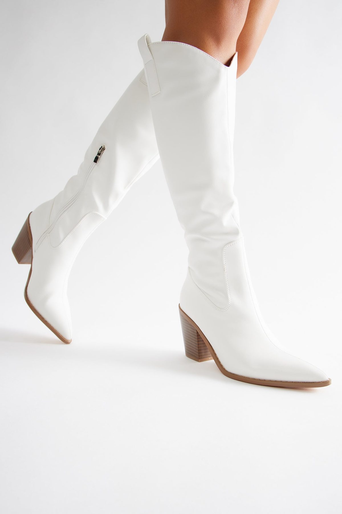 Kentucky Derby Cowboy Boots - White