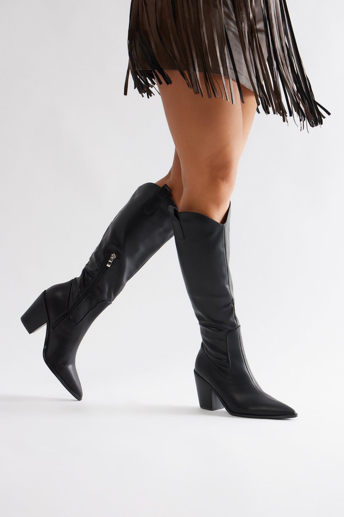 Kentucky Derby Cowboy Boots - Black