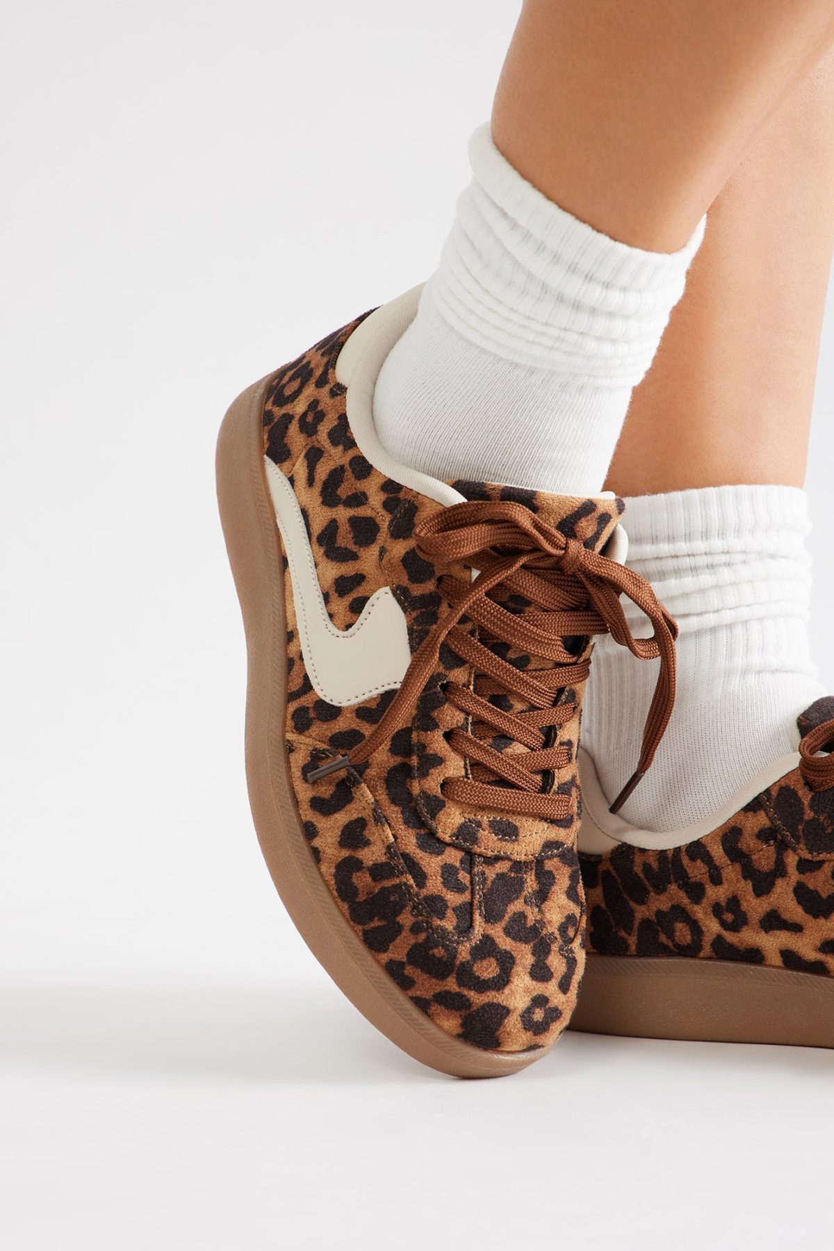 Denali Lace Up Sneakers - Leopard