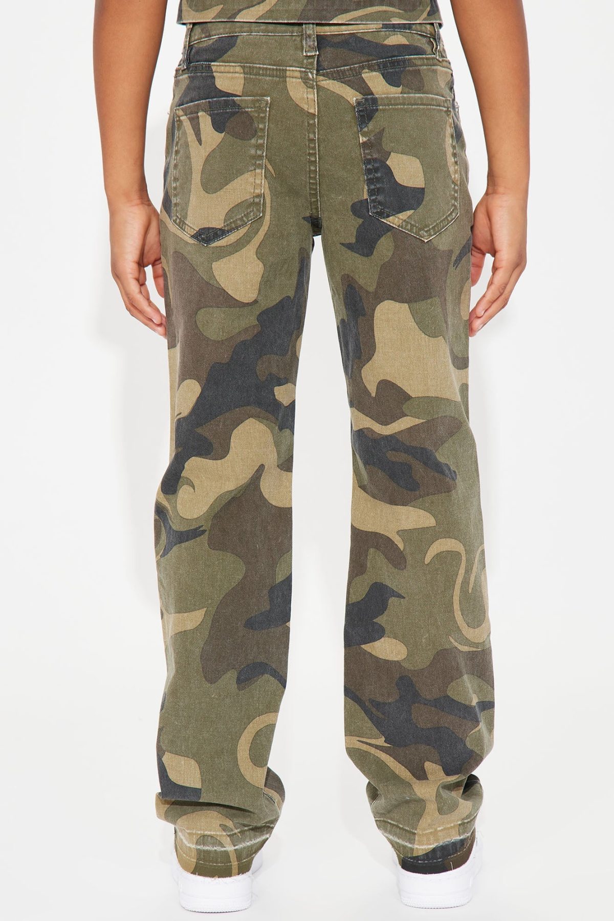 Mini Won't Do Camo Straight Pants - Camouflage