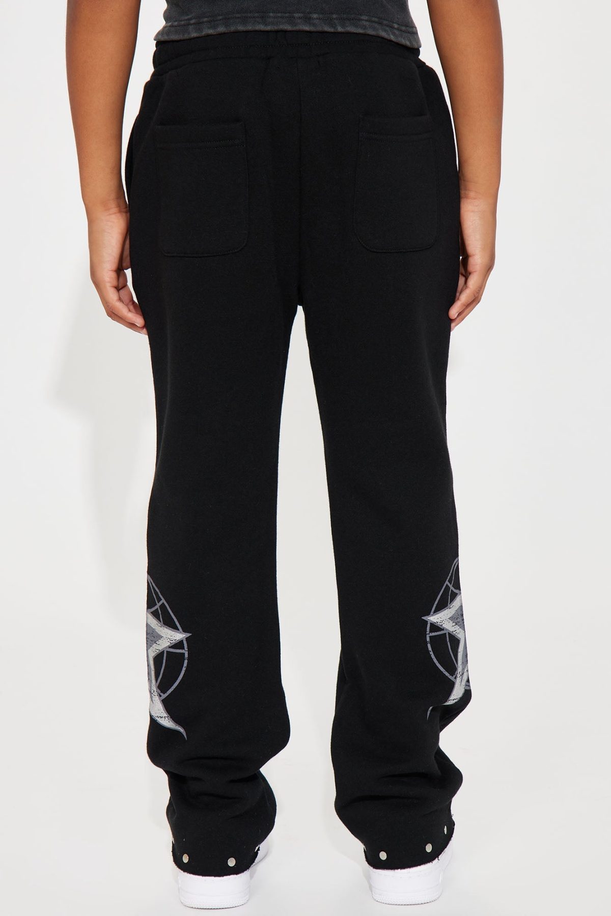 Mini Tyson Lowkey Straight Sweatpants - Black