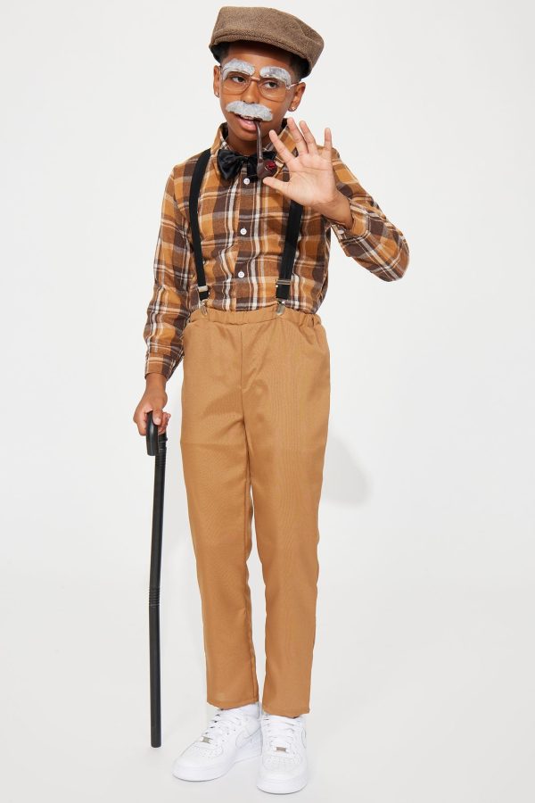 Mini Lil Old Man Costume - Brown