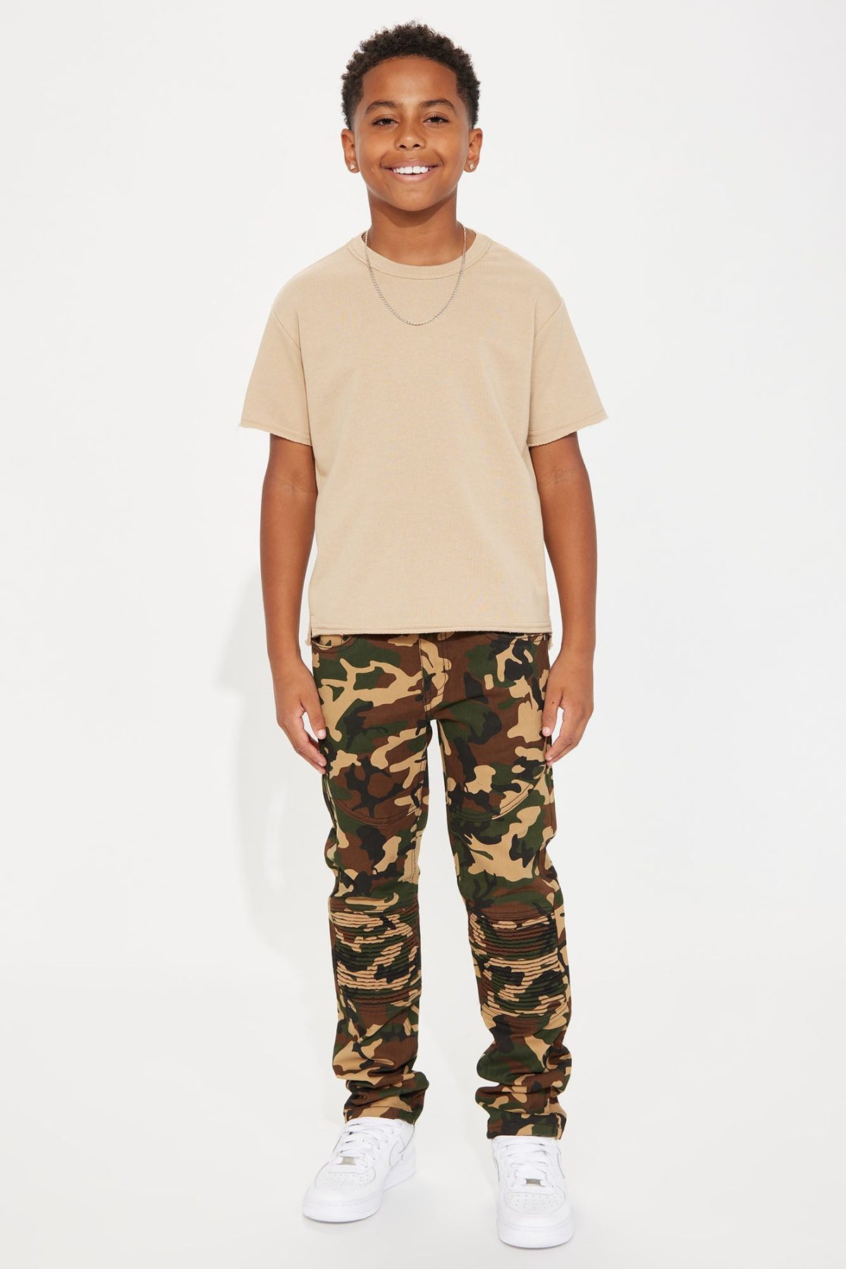 Mini Unforgettable CamoPrint Moto Jeans - Camouflage