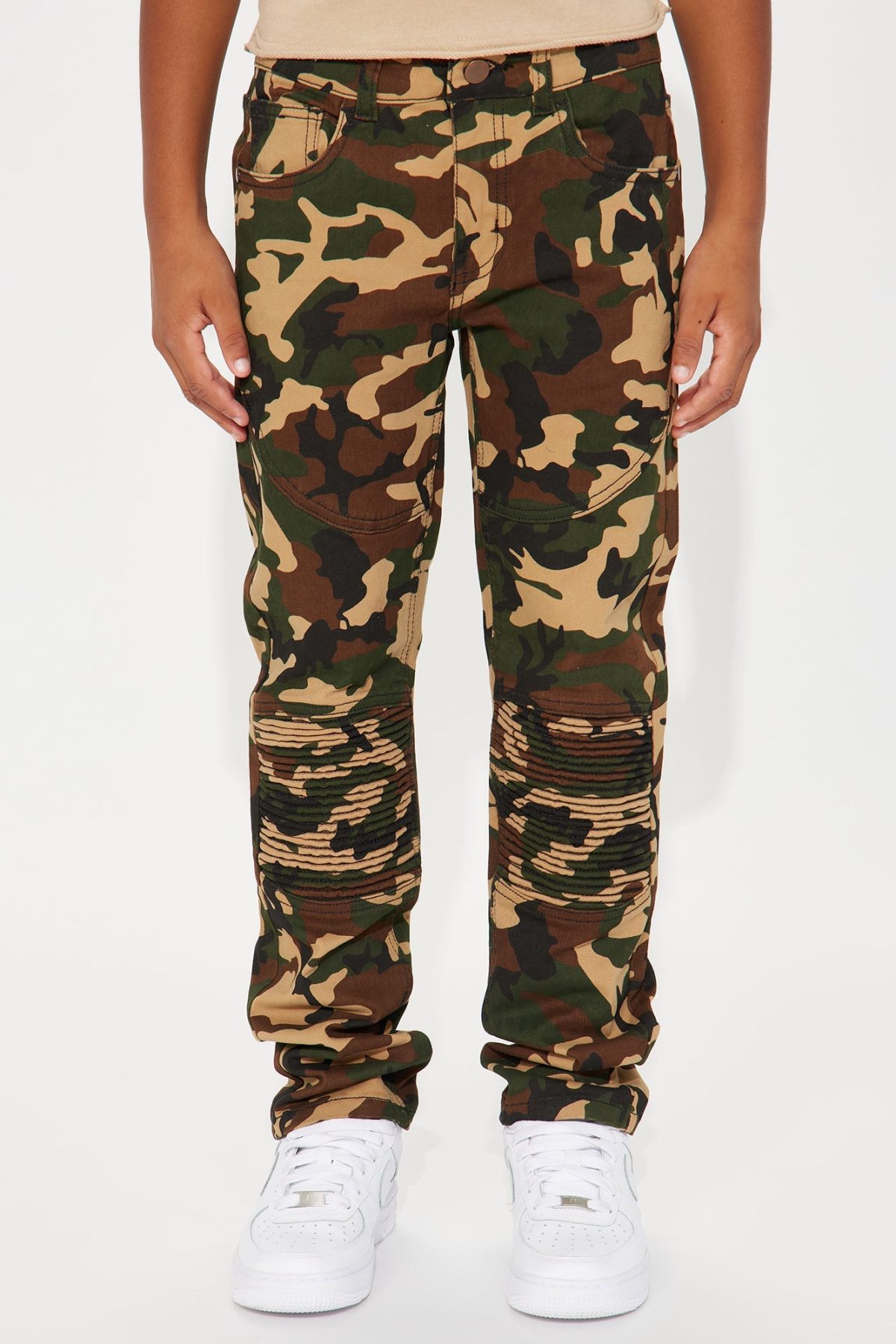 Mini Unforgettable CamoPrint Moto Jeans - Camouflage