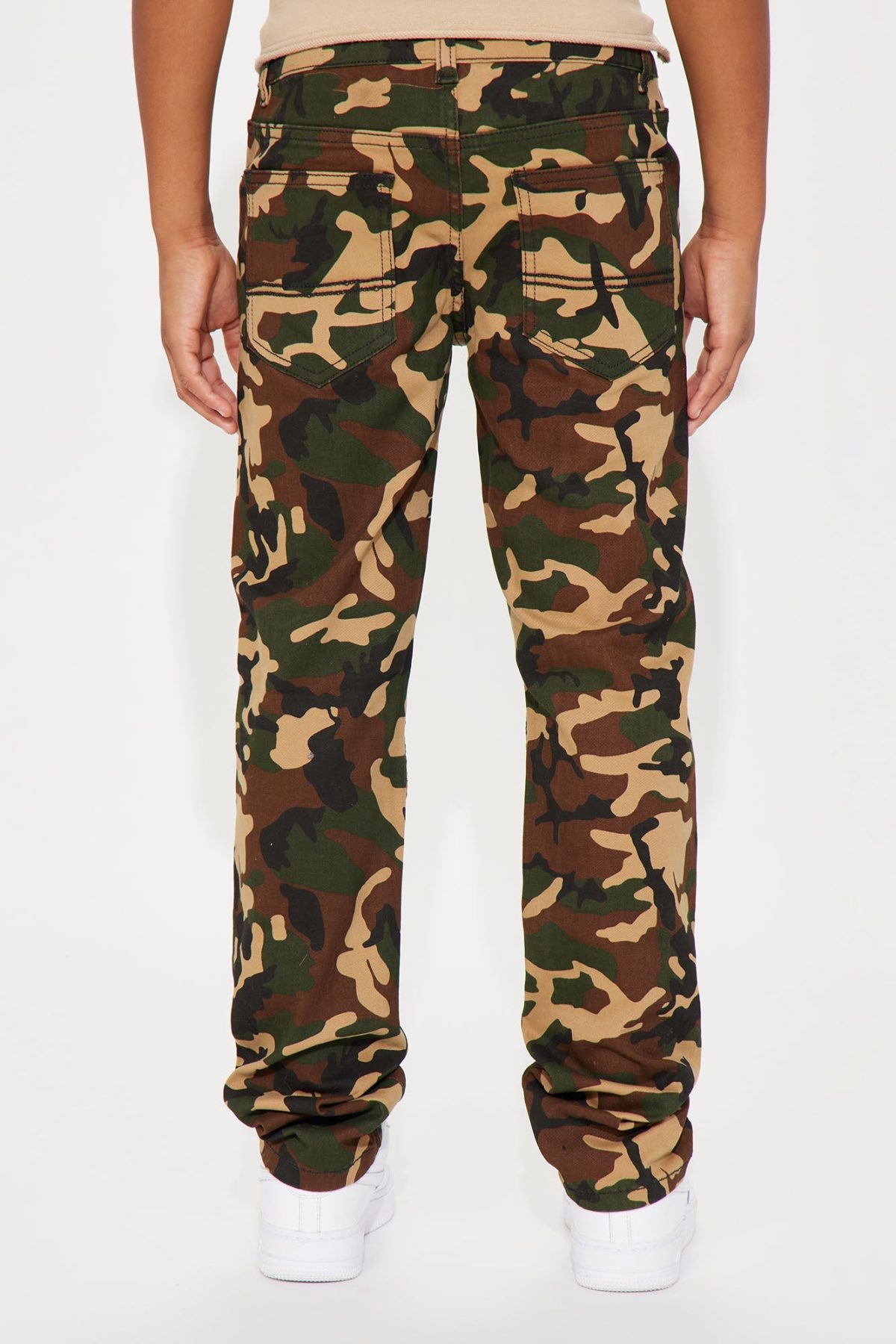 Mini Unforgettable CamoPrint Moto Jeans - Camouflage