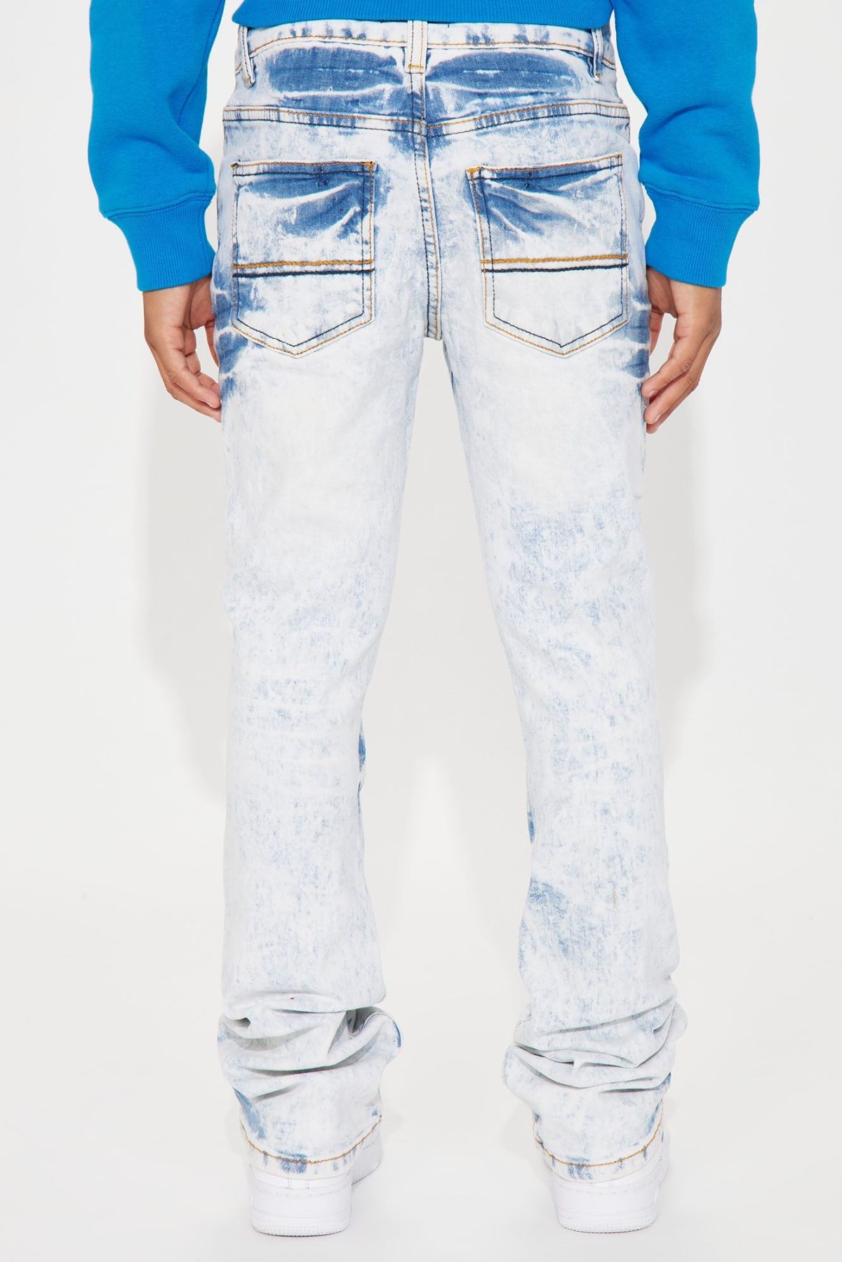 Mini Party Animal Stretch Denim Skinny Jeans - Light Wash